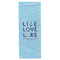 Live Love Lake Wine Gift Bag - Matte - Front