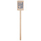 Live Love Lake Wooden 6.25" Stir Stick - Rectangular - Single Stick