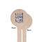 Live Love Lake Wooden 7.5" Stir Stick - Round - Single Sided - Front & Back