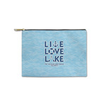 Live Love Lake Zipper Pouch - Small - 8.5"x6" (Personalized)