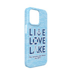 Live Love Lake iPhone Case - Plastic - iPhone 13 Mini (Personalized)