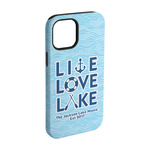 Live Love Lake iPhone Case - Rubber Lined - iPhone 15 (Personalized)