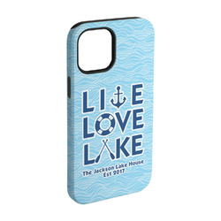 Live Love Lake iPhone Case - Rubber Lined - iPhone 15 (Personalized)