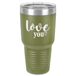 Love Quotes and Sayings 30 oz Stainless Steel Tumbler - Olive - Single-Sided