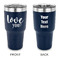 Love Quotes and Sayings 30 oz Stainless Steel Ringneck Tumblers - Navy - Double Sided - APPROVAL