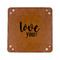 Love Quotes and Sayings 6" x 6" Leatherette Snap Up Tray - FLAT FRONT