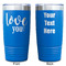 Love Quotes and Sayings Blue Polar Camel Tumbler - 20oz - Double Sided - Approval