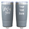 Love Quotes and Sayings Gray Polar Camel Tumbler - 20oz - Double Sided - Approval