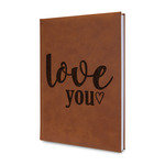 Love Quotes and Sayings Leather Sketchbook - Small - Double Sided