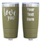 Love Quotes and Sayings Olive Polar Camel Tumbler - 20oz - Double Sided - Approval