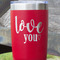 Love Quotes and Sayings Red Polar Camel Tumbler - 20oz - Close Up