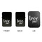 Love Quotes and Sayings Windproof Lighters - Black, Double Sided, w Lid - APPROVAL