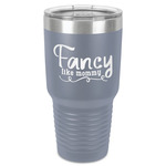 Mom Quotes and Sayings 30 oz Stainless Steel Tumbler - Grey - Single-Sided