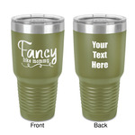 Mom Quotes and Sayings 30 oz Stainless Steel Tumbler - Olive - Double-Sided