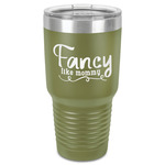 Mom Quotes and Sayings 30 oz Stainless Steel Tumbler - Olive - Single-Sided