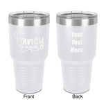 Mom Quotes and Sayings 30 oz Stainless Steel Tumbler - White - Double-Sided