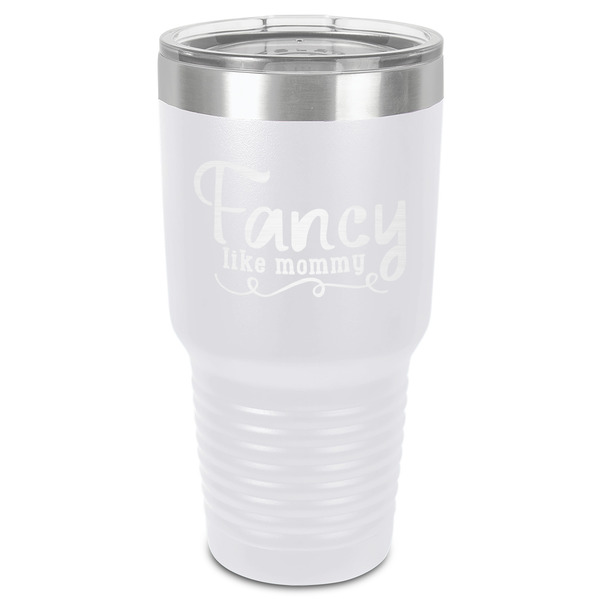 Custom Mom Quotes and Sayings 30 oz Stainless Steel Tumbler - White - Single-Sided