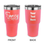 Mom Quotes and Sayings 30 oz Stainless Steel Tumbler - Coral - Double Sided