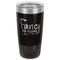 Mom Quotes and Sayings Black Polar Camel Tumbler - 20oz - Front