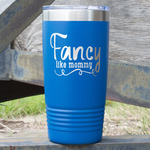 Mom Quotes and Sayings 20 oz Stainless Steel Tumbler - Royal Blue - Double Sided