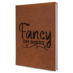 Mom Quotes and Sayings Leatherette Journal - Large - Single Sided