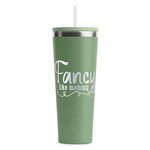 Mom Quotes and Sayings RTIC Everyday Tumbler with Straw - 28oz - Light Green - Double-Sided