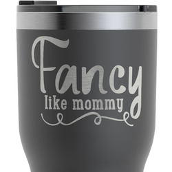 Mom Quotes and Sayings RTIC Tumbler - Black - Engraved Front & Back (Personalized)