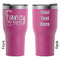 Mom Quotes and Sayings RTIC Tumbler - Magenta - Double Sided - Front & Back