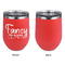 Mom Quotes and Sayings Stainless Wine Tumblers - Coral - Single Sided - Approval