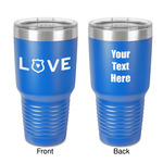 Police Quotes and Sayings 30 oz Stainless Steel Tumbler - Royal Blue - Double-Sided