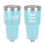 Police Quotes and Sayings 30 oz Stainless Steel Tumbler - Teal - Double-Sided