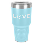 Police Quotes and Sayings 30 oz Stainless Steel Tumbler - Teal - Single-Sided