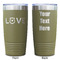 Police Quotes and Sayings Olive Polar Camel Tumbler - 20oz - Double Sided - Approval