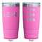 Police Quotes and Sayings Pink Polar Camel Tumbler - 20oz - Double Sided - Approval
