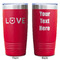 Police Quotes and Sayings Red Polar Camel Tumbler - 20oz - Double Sided - Approval