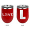 Police Quotes and Sayings Stainless Wine Tumblers - Red - Double Sided - Approval