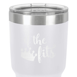 Princess Quotes and Sayings 30 oz Stainless Steel Tumbler - White - Single-Sided