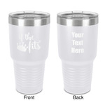 Princess Quotes and Sayings 30 oz Stainless Steel Tumbler - White - Double-Sided