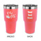 Princess Quotes and Sayings 30 oz Stainless Steel Ringneck Tumblers - Coral - Double Sided - APPROVAL