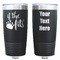 Princess Quotes and Sayings Black Polar Camel Tumbler - 20oz - Double Sided  - Approval