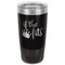 Princess Quotes and Sayings Black Polar Camel Tumbler - 20oz - Front