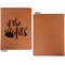 Princess Quotes and Sayings Cognac Leatherette Portfolios with Notepad - Small - Single Sided- Apvl