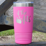 Princess Quotes and Sayings 20 oz Stainless Steel Tumbler - Pink - Double Sided