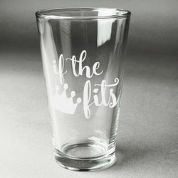 Princess Quotes and Sayings Pint Glass - Engraved (Single)