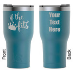 Princess Quotes and Sayings RTIC Tumbler - Dark Teal - Laser Engraved - Double-Sided