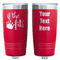 Princess Quotes and Sayings Red Polar Camel Tumbler - 20oz - Double Sided - Approval