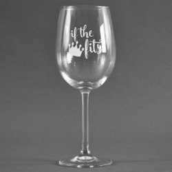 Princess Quotes and Sayings Wine Glass (Single)