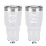 Religious Quotes and Sayings 30 oz Stainless Steel Tumbler - White - Double-Sided