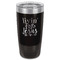 Religious Quotes and Sayings Black Polar Camel Tumbler - 20oz - Front