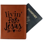 Religious Quotes and Sayings Passport Holder - Faux Leather